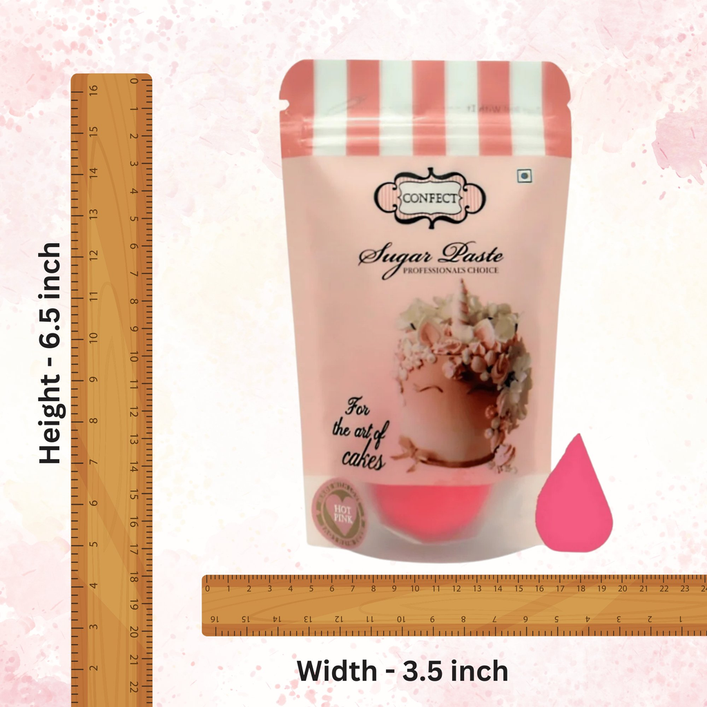 confect hot pink sugarpaste br b 250 gms b