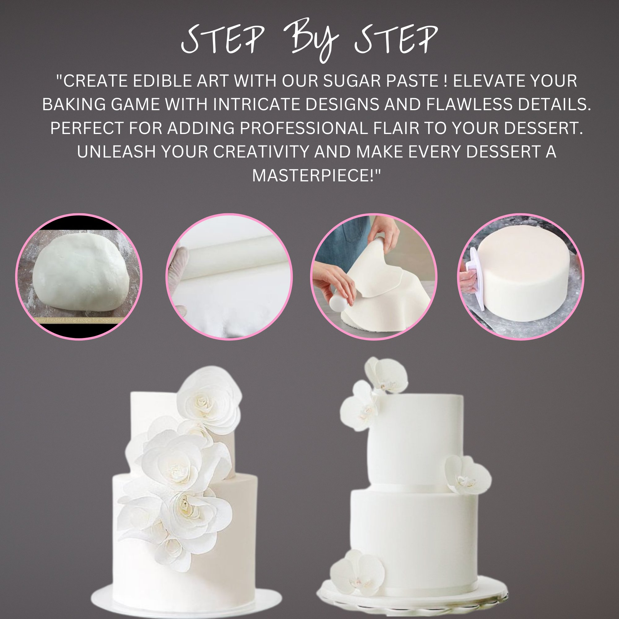 confect white sugarpaste br b 250 gms b