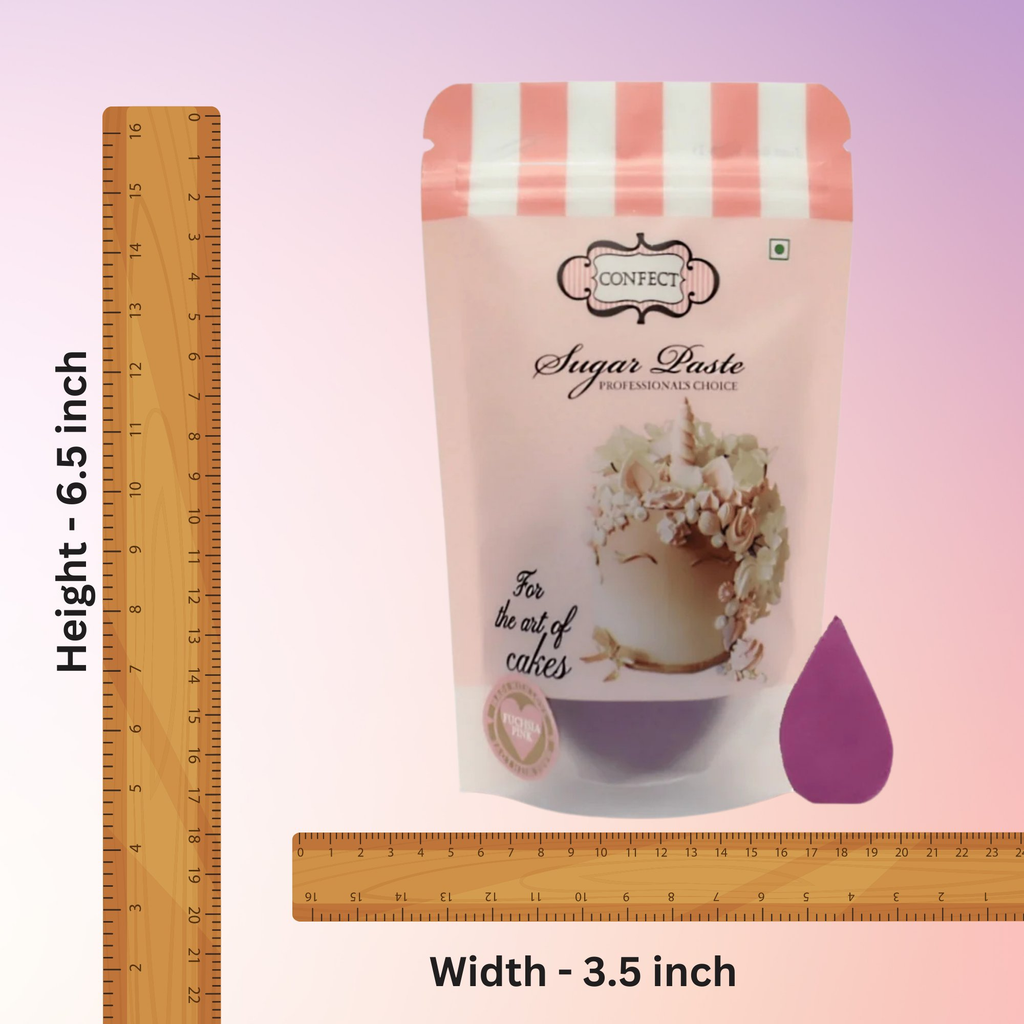 confect fuchsia pink sugarpaste br b 250 gms b