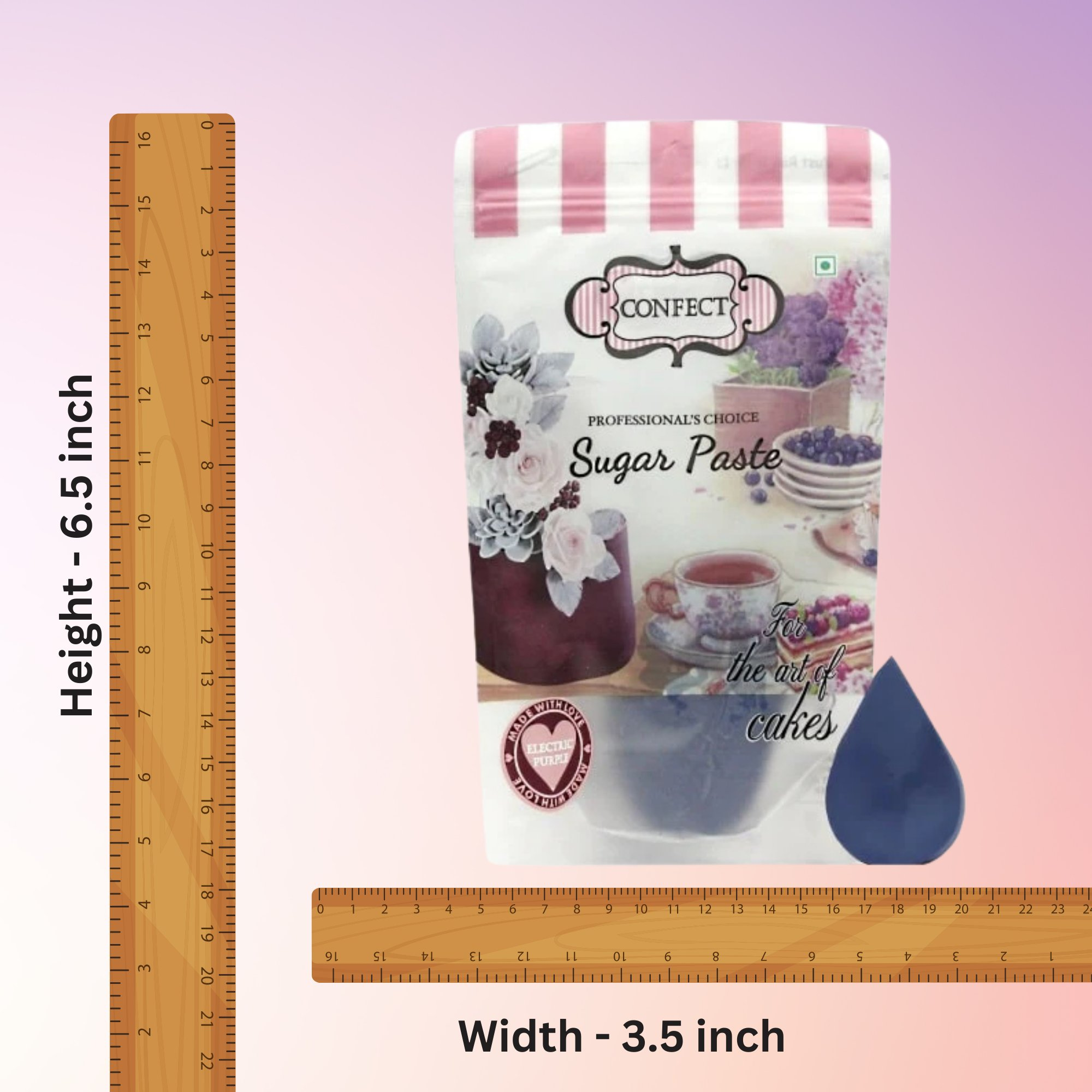 confect purple sugarpaste br b 1 kg b