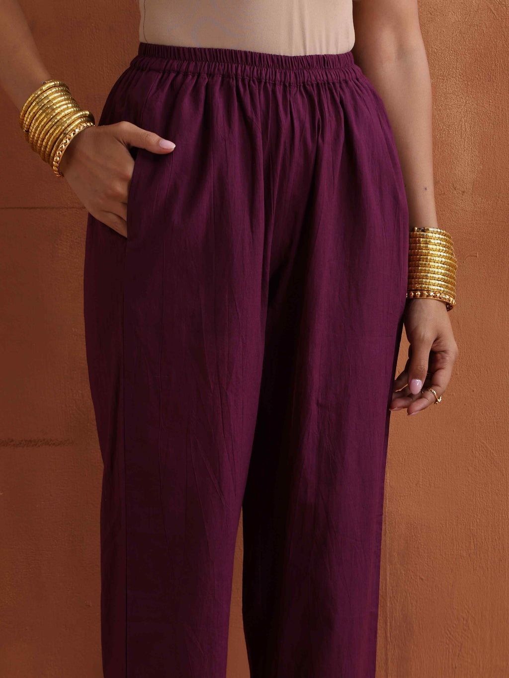 trueBrowns Pink Metallic Flared Anarkali Kurta Set - Distacart