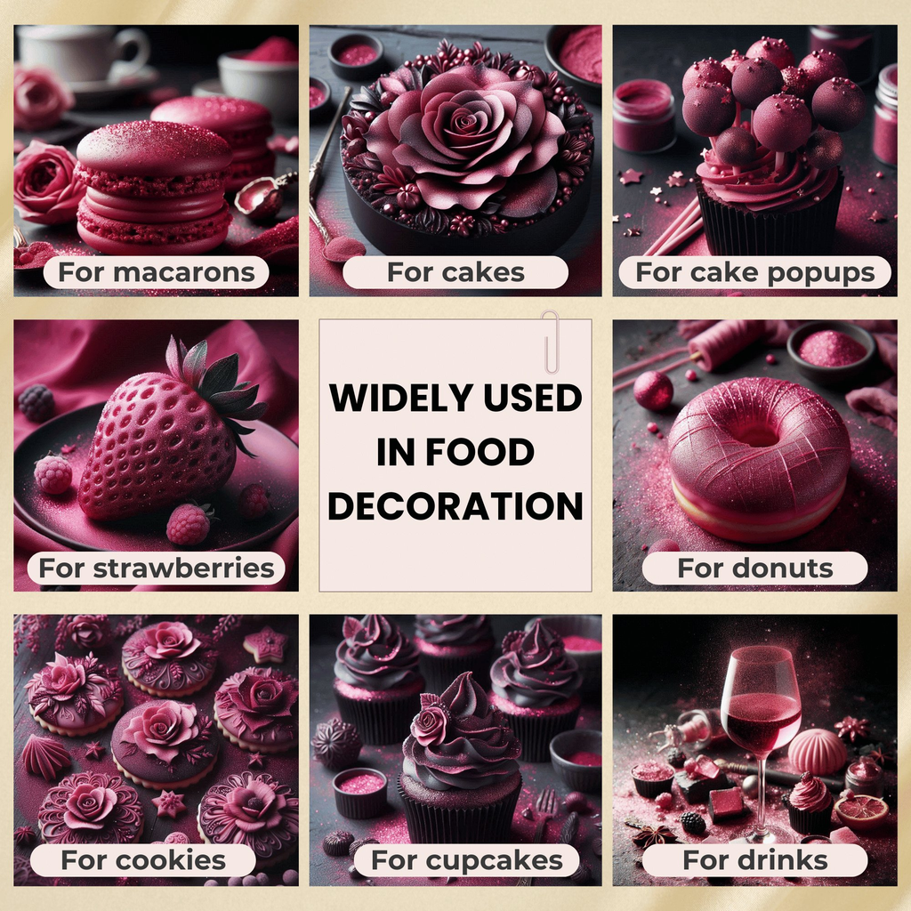 dahlia pink edible luster dust 5 g