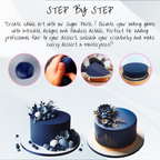 night sky navy fondant edible sugarpaste 1kg