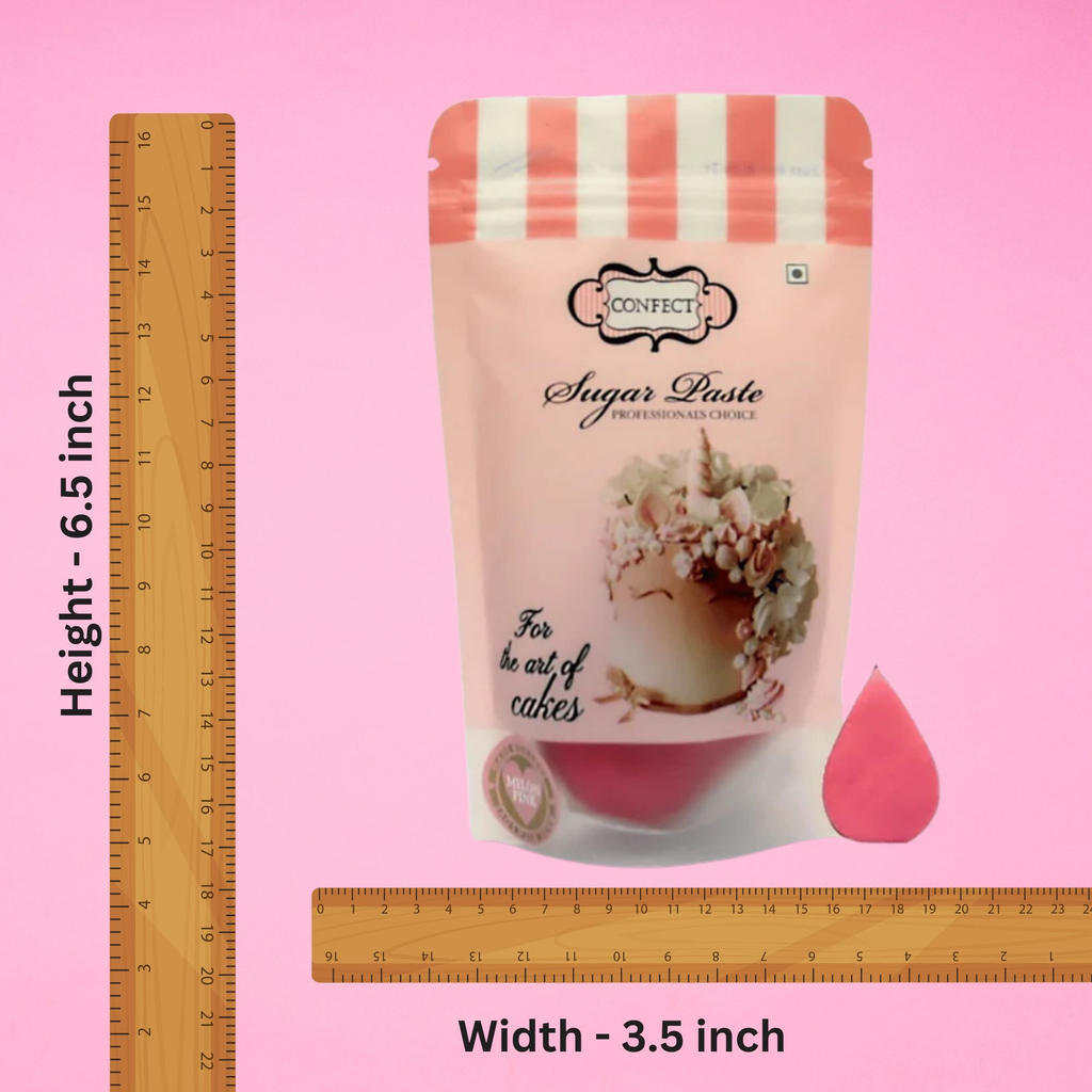 confect neon pink sugarpaste br b 250 gms b