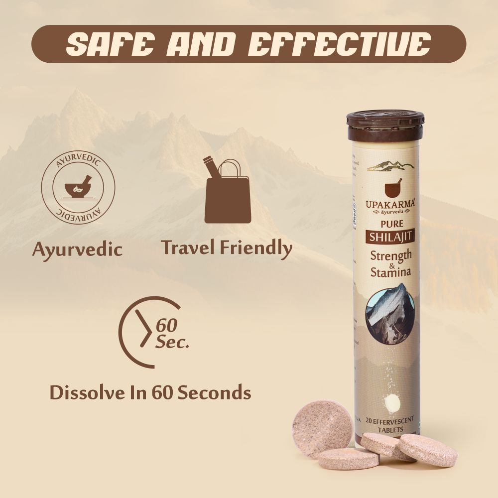 Upakarma Ayurveda Pure Sj Effervescent Tablets - Distacart