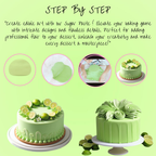 lime green fondant edible sugarpaste 1kg