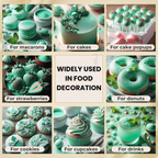 frost green edible luster dust 5 gms