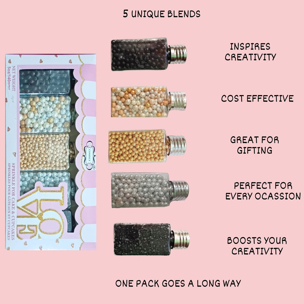 disco ball mashup sprinkles dm multipack 5 100 gms