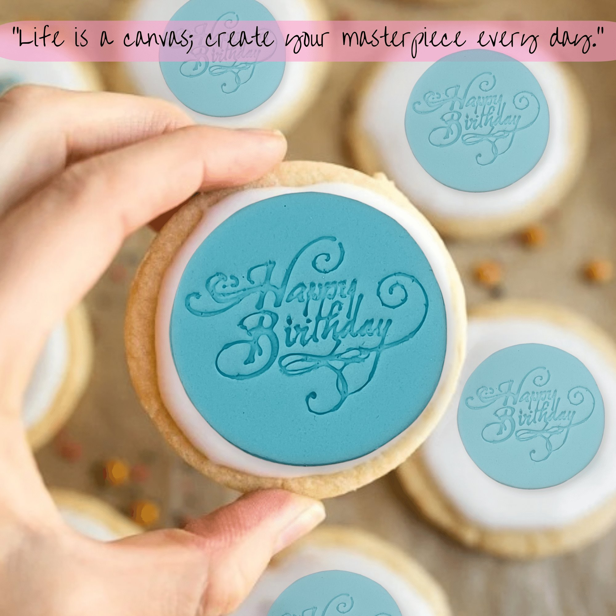confect toppers cutters congratulations topper cutter fondant cutter celebration topper cutter happy birthday 03