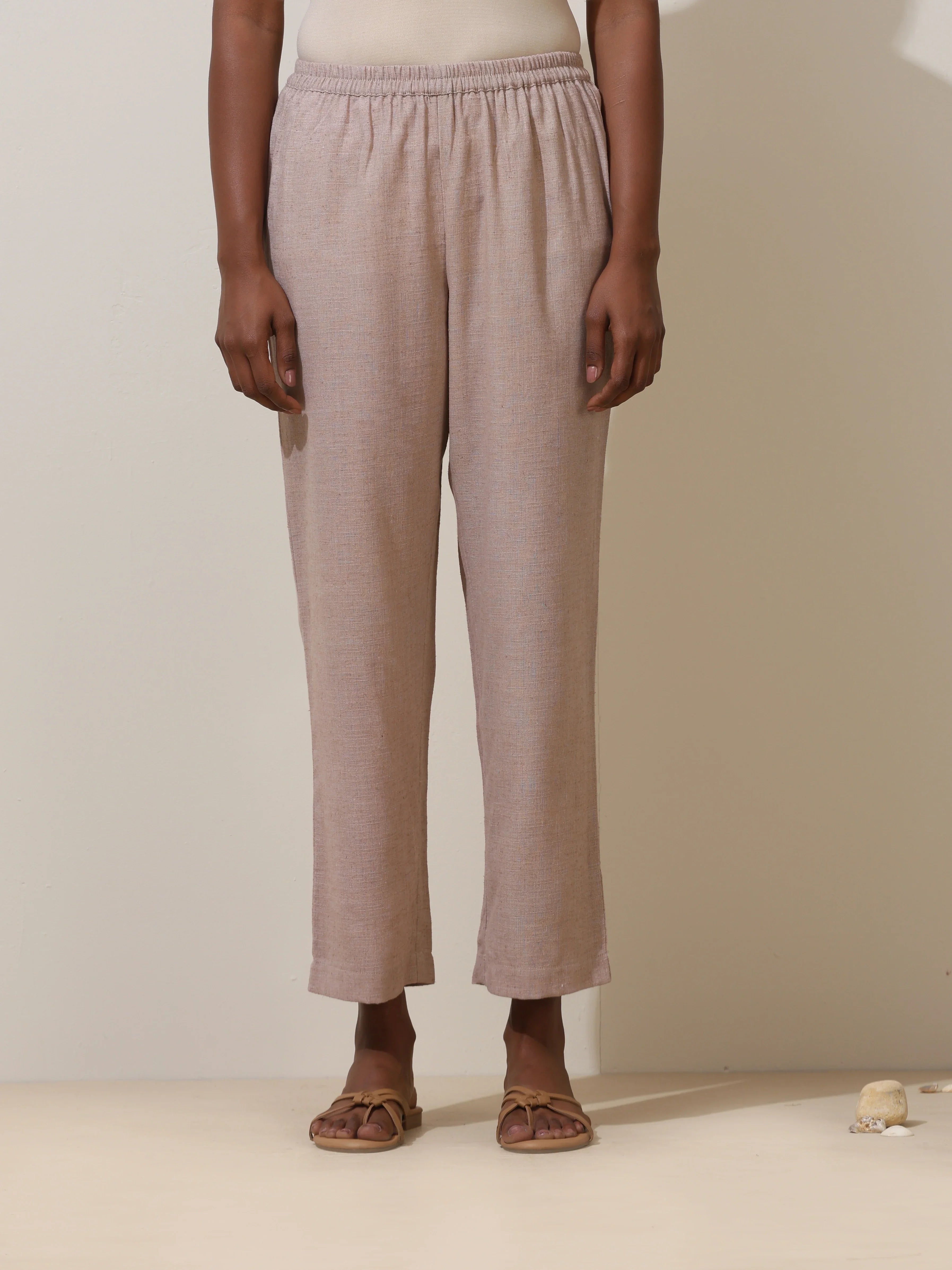 trueBrowns Fern Green Crochet Natural Cotton Kurta Pant Set - Distacart