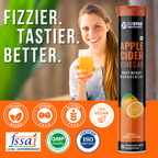 BOOSTIQ Apple Cider Vinegar Effervescent Tablets - Orange Flavour