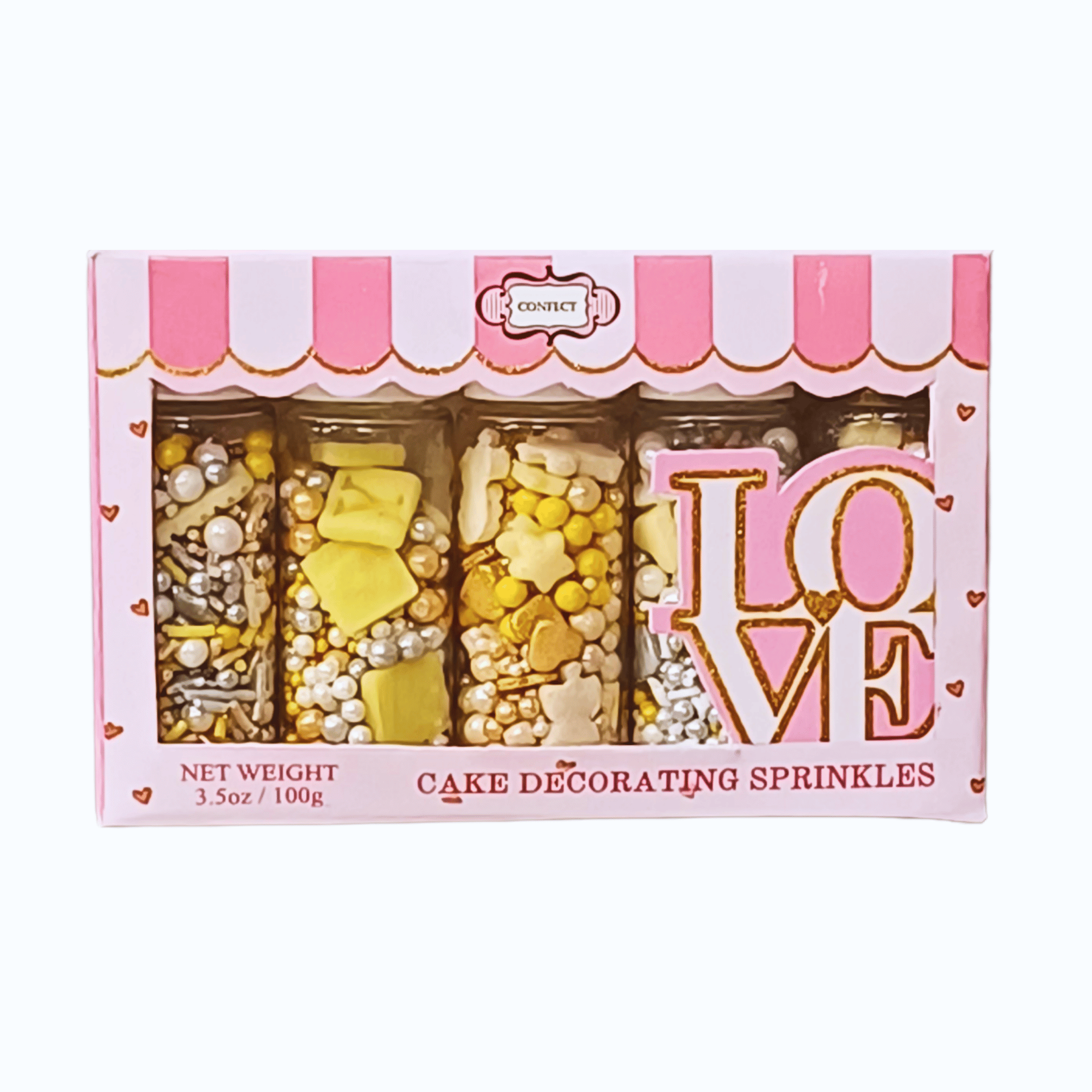 confect baby shower sprinkles gender reveal sprinkles mix silver baby feet feeding bottle sprinkles pack of 5 baby shower 10