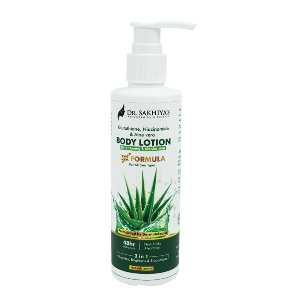 Dr.Sakhiya Body Lotion With Glutathione, Niacinamide & Aloe Vera - Distacart