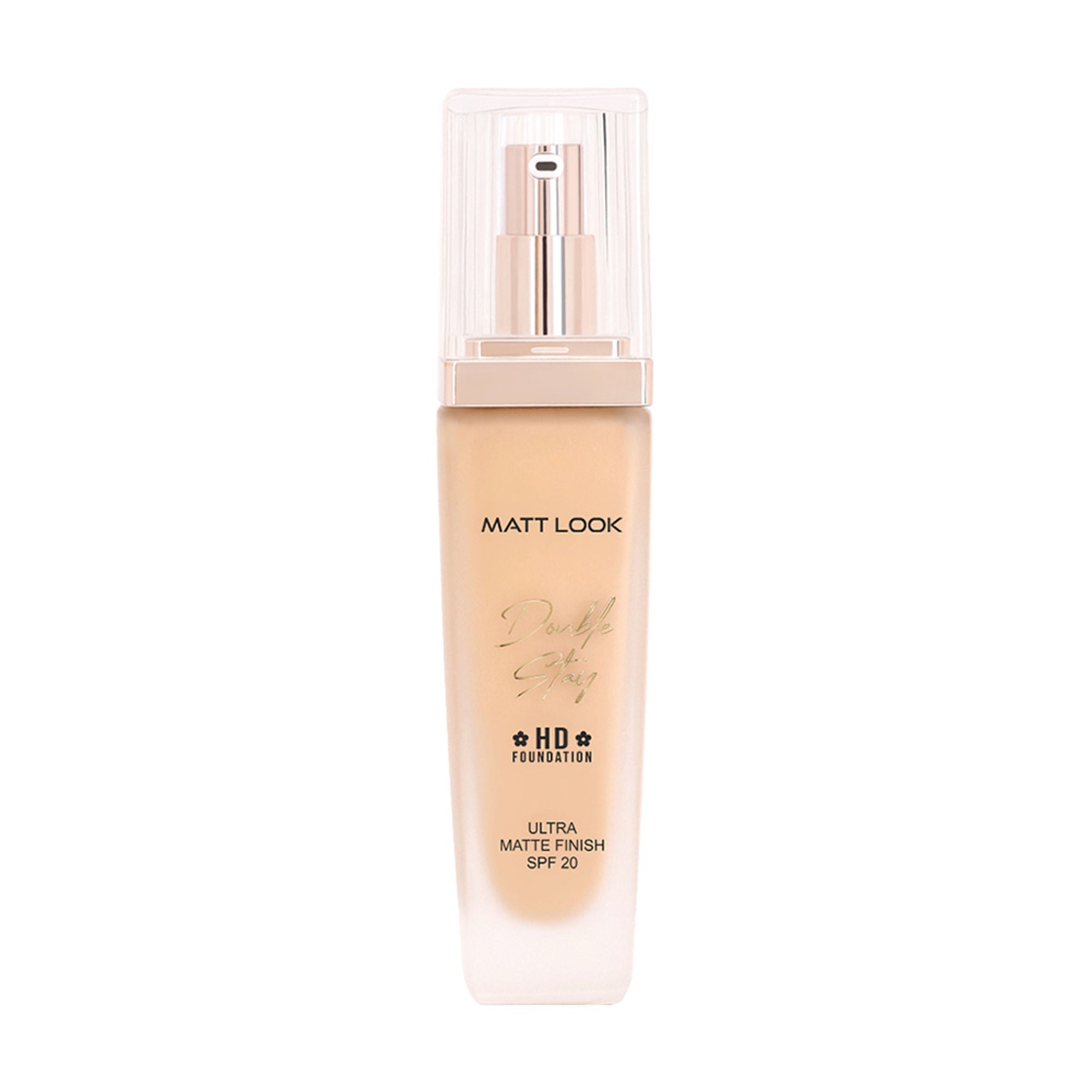 Matt Look Double Stay HD Weightless Foundation Matte Finish - 04 Natural Beige