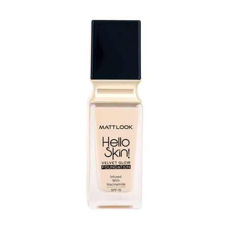 Matt Look Hello Skin Velvet Glow Foundation - 02 Rose Vanilla