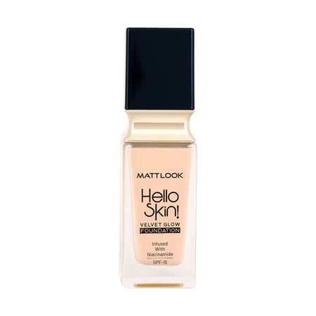 Matt Look Hello Skin Velvet Glow Foundation - 04 Natural Ivory