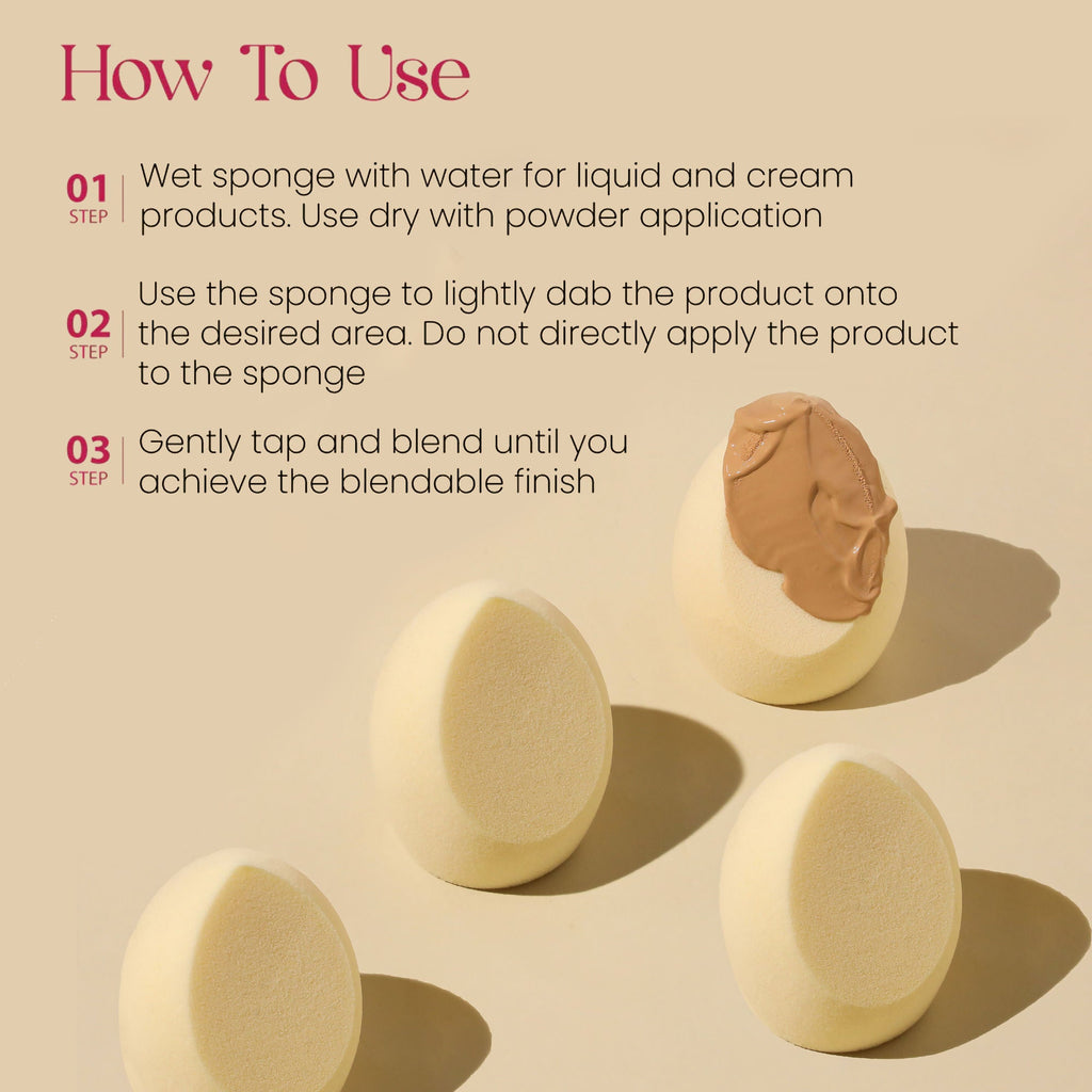Milagro Beauty Cotton Sponge - 1Pcs
