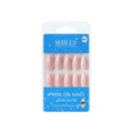 shills professional reusable press on nails almond spn631