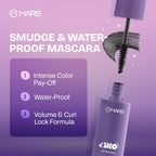 MARS Cosmetics Trio Treat, 3-In-1 Eye Makeup Kit With Eyeliner, Mascara & Eyeshadow