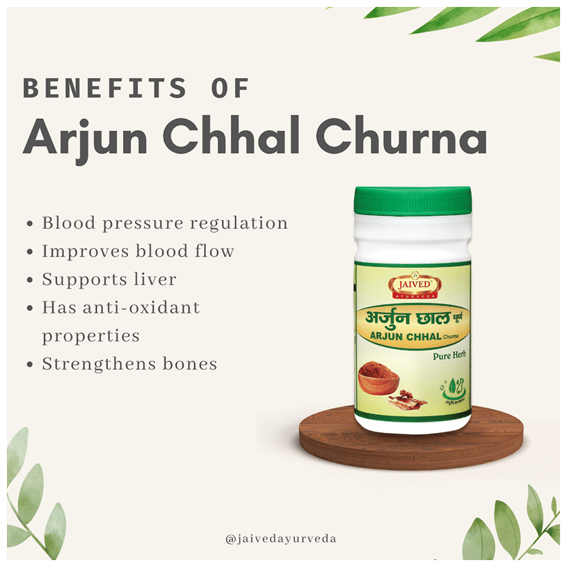 Jaived Ayurveda Arjun Chhal Churna