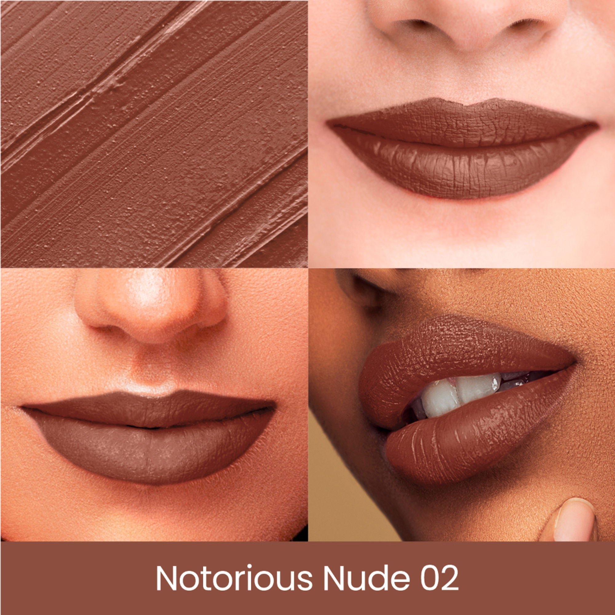 Swiss Beauty Pure Creamy Matte Lipstick - 02 Notorious Nude - Distacart