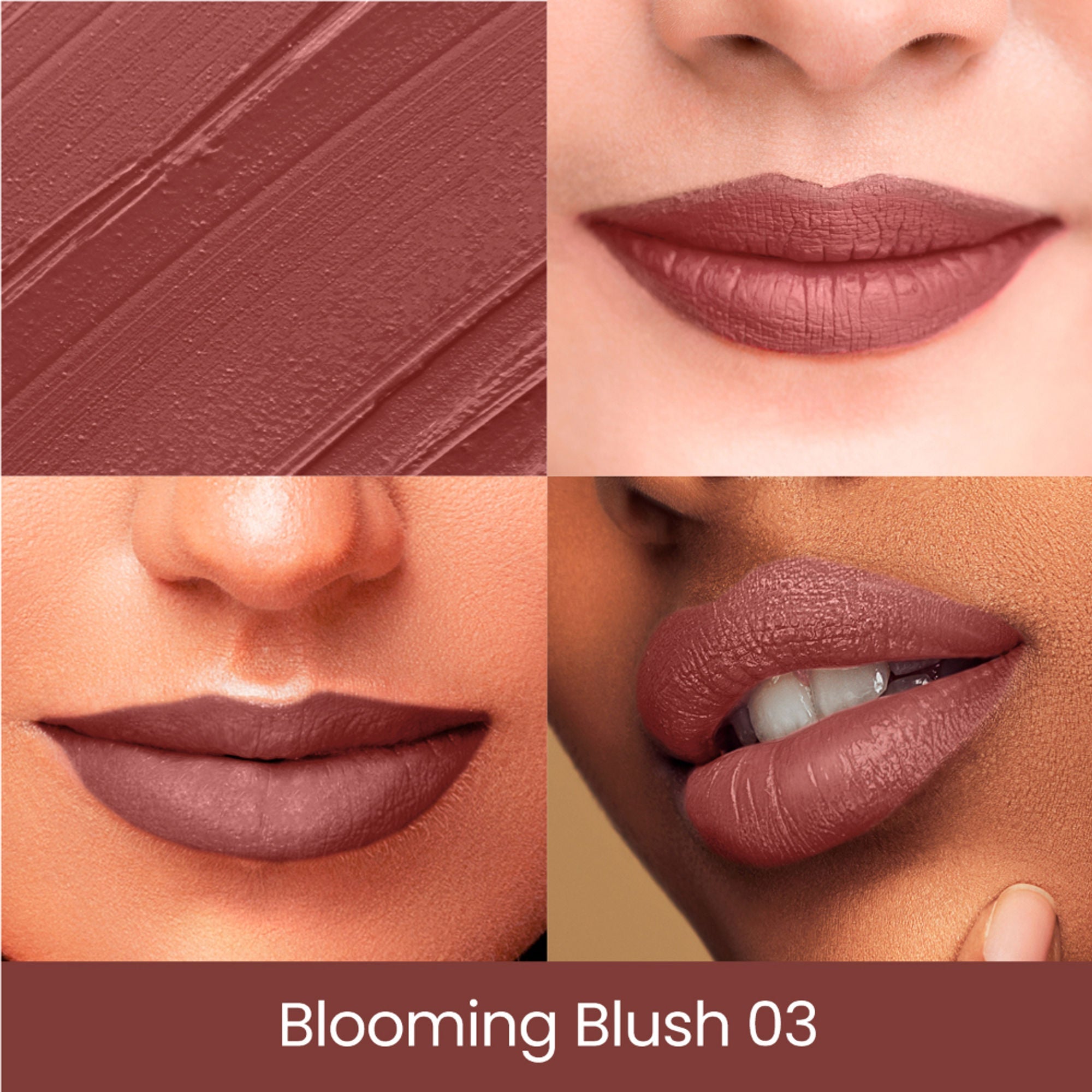 Swiss Beauty Pure Creamy Matte Lipstick - 03 Blooming Blush - Distacart