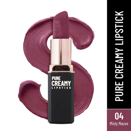 Swiss Beauty Pure Creamy Matte Lipstick - 04 Misty Mauve