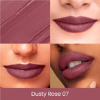 Swiss Beauty Pure Creamy Matte Lipstick - 07 Dusty Rose - Distacart