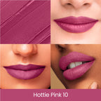 Swiss Beauty Pure Creamy Matte Lipstick - 10 Hottie Pink - Distacart
