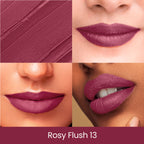 Swiss Beauty Pure Creamy Matte Lipstick - 13 Rosy Flush - Distacart