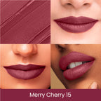 Swiss Beauty Pure Creamy Matte Lipstick - 15 Merry Cherry - Distacart
