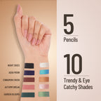 Swiss Beauty Chrome & Matte Twin Eyeshadow - 01 Night Skies - Distacart
