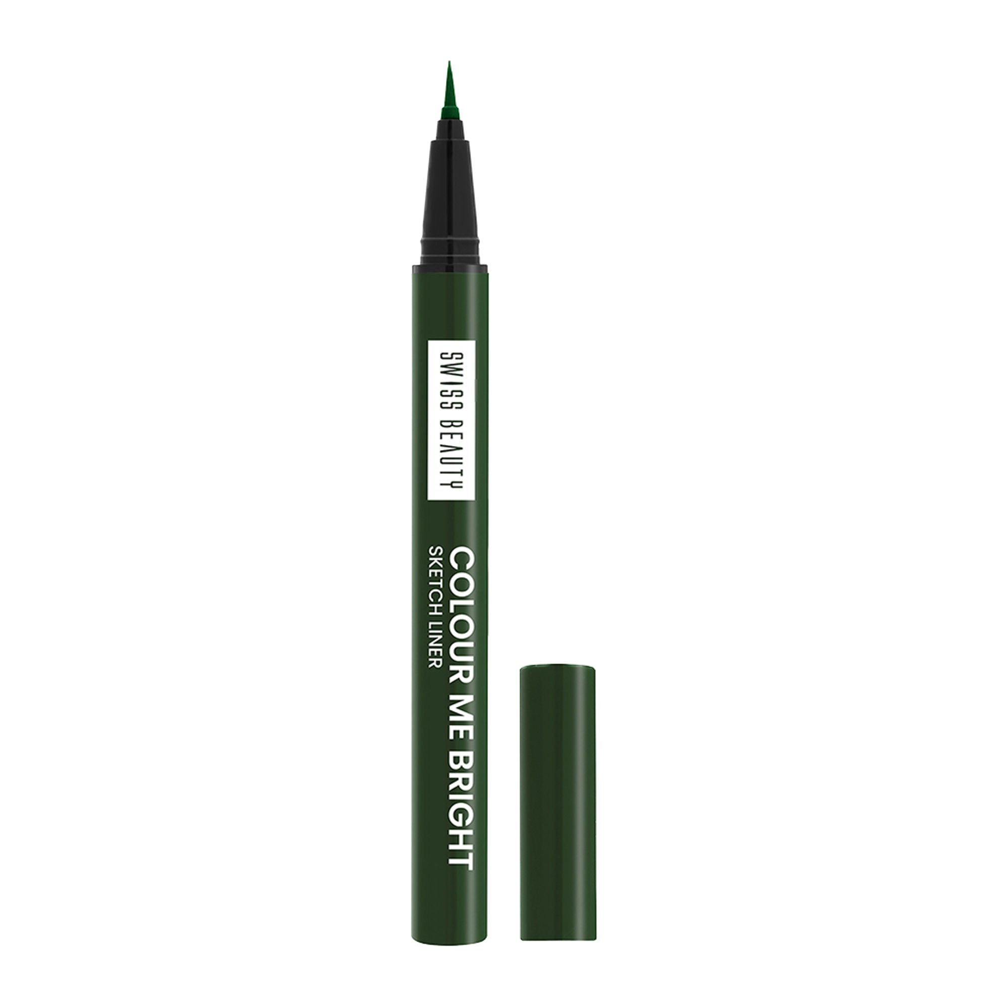 Swiss Beauty Colour Me Bright Sketch Eyeliner - 05 Passion Green - Distacart