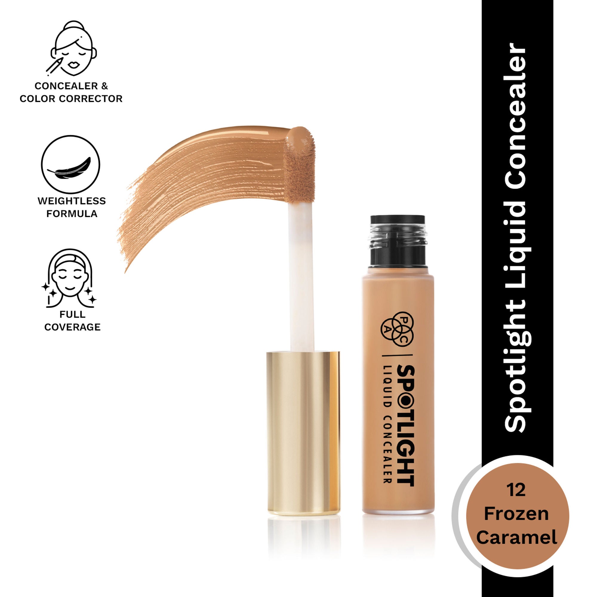 PAC Studio Spotlight Liquid Concealer - 12 Frozen Caramel