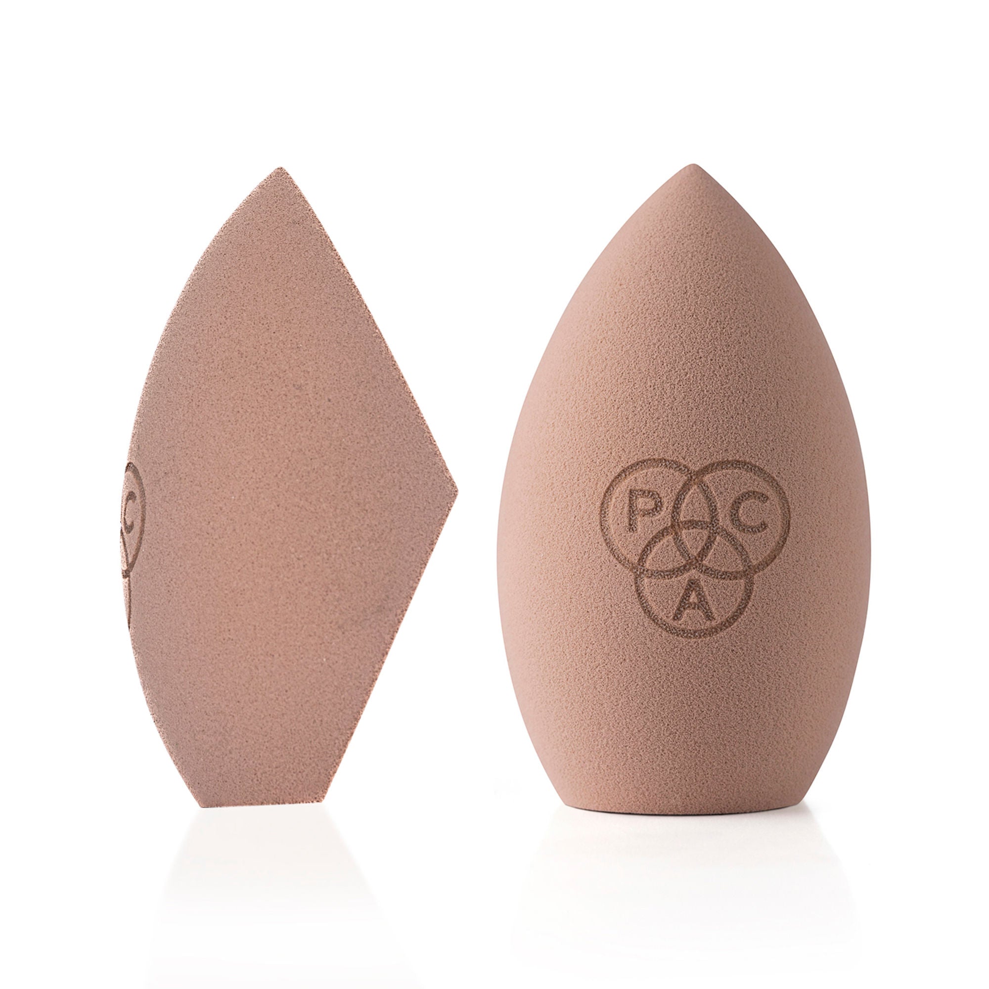 PAC Studio Triple Edge Pro Makeup Sponge - Ultra Soft Micro Fiber, Unique Shape Offers Seamless Coverage