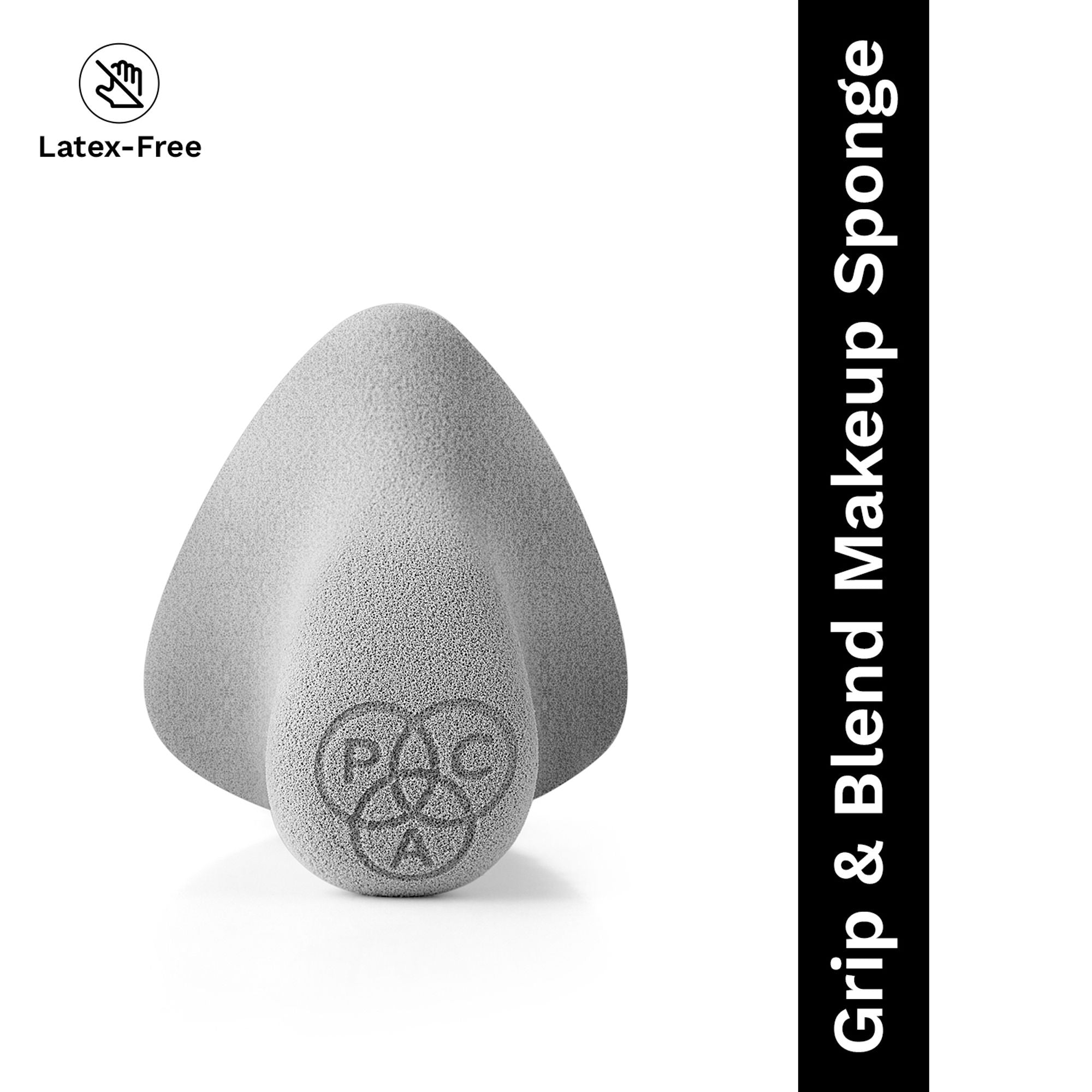 PAC Studio Grip & Blend Makeup Sponge - Effortless Blendability with Controlled Grip, Ultra Soft Latex Free