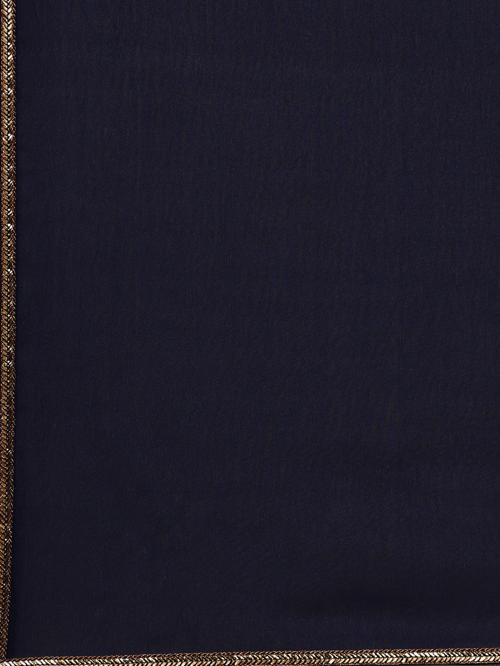 Sangria Blue Gotta Patti Silk Blend Saree - Distacart