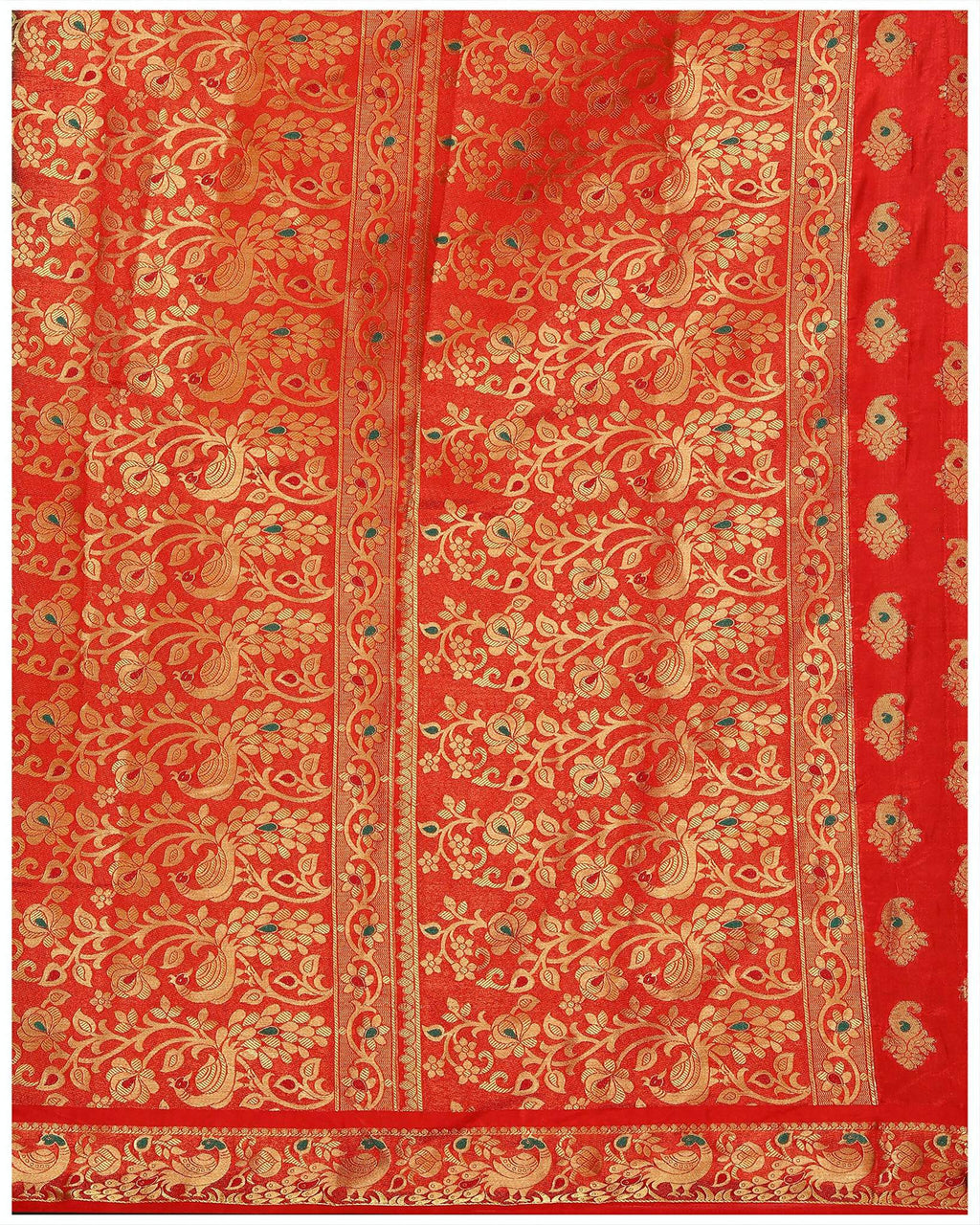 Mimosa Women's Green Kanchipuram Art Silk Saree - Distacart