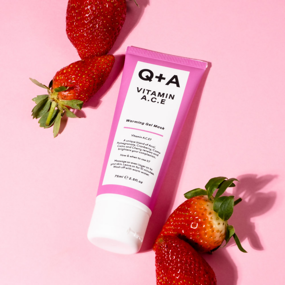 Q+A Vitamin A.C.E Warming Gel Mask - Distacart