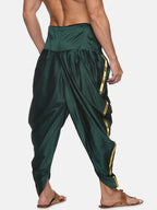 Sethukrishna Men Dark-Green Solid Dhoti Pants - Distacart
