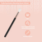 Miss Claire M11 - Fluffy Eyeshadow Blending Brush (White) - Rose Gold