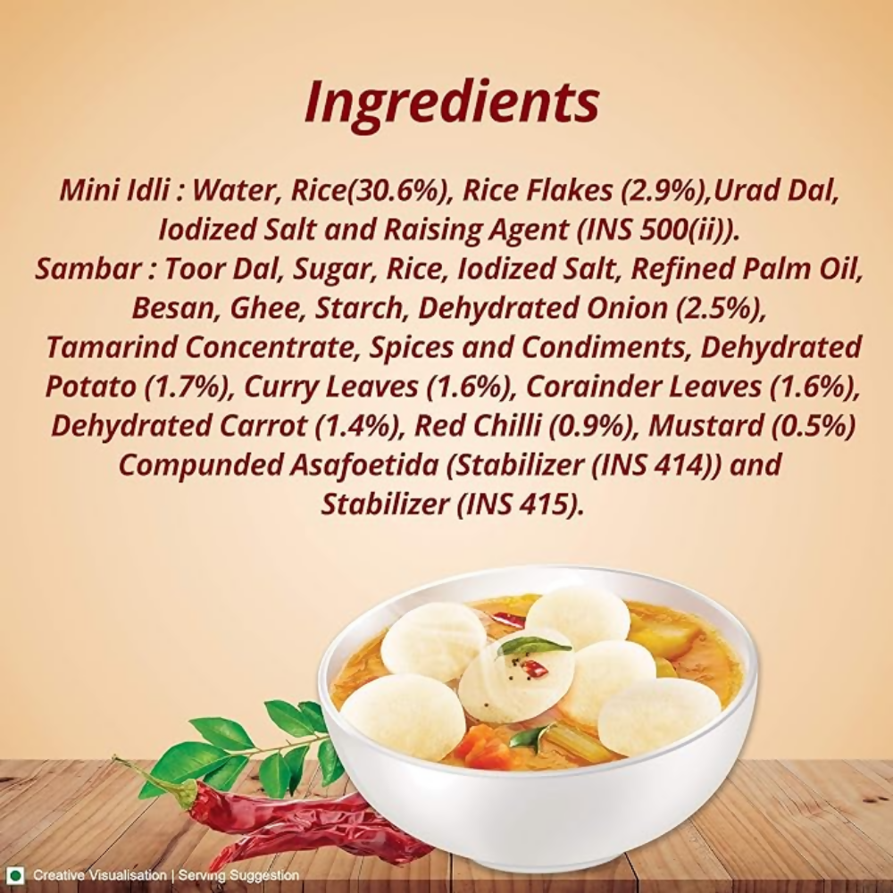 Aashirvaad Instant Mini Idli Sambhar - Distacart