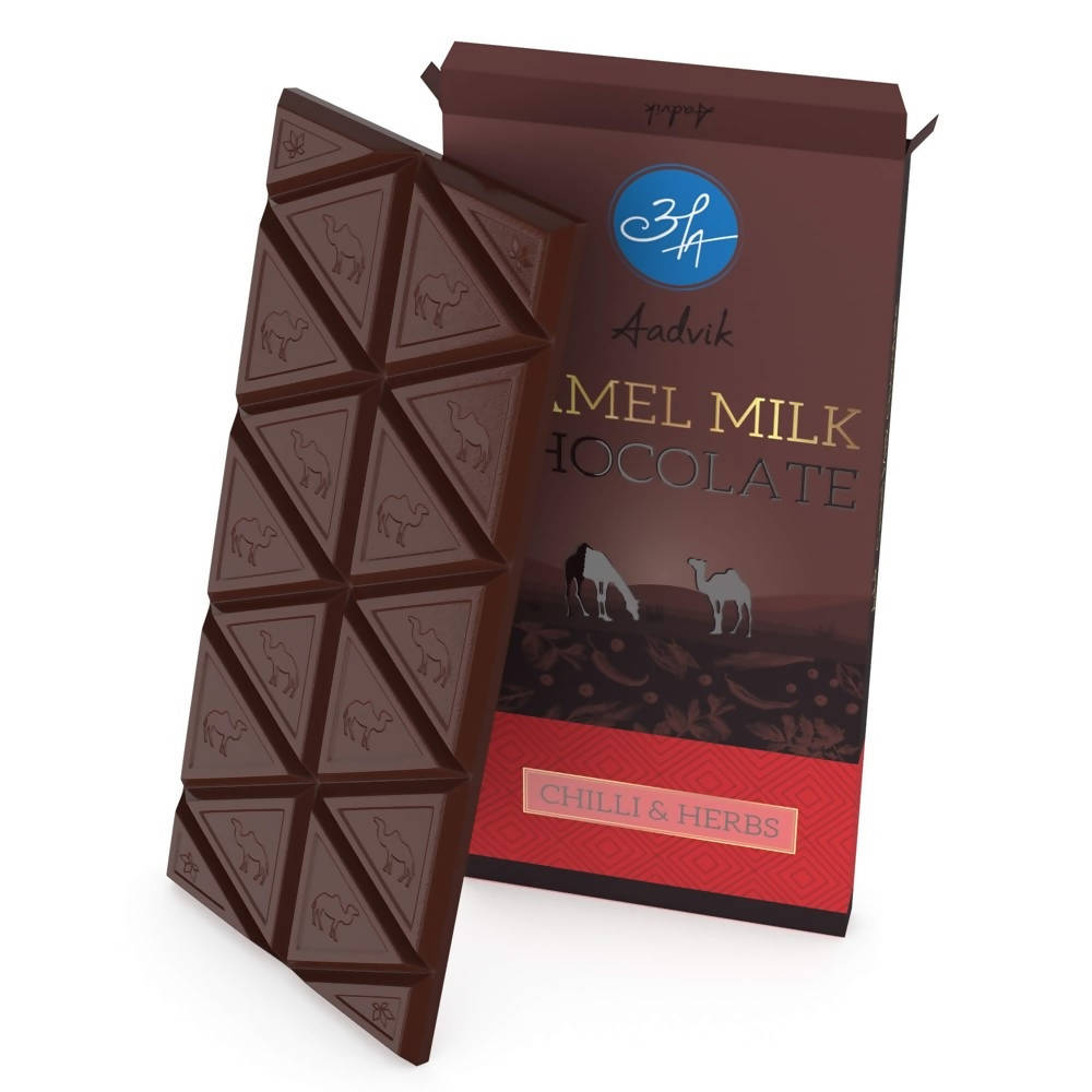 Aadvik Camel Milk Chocolate With Chilli & Herbs