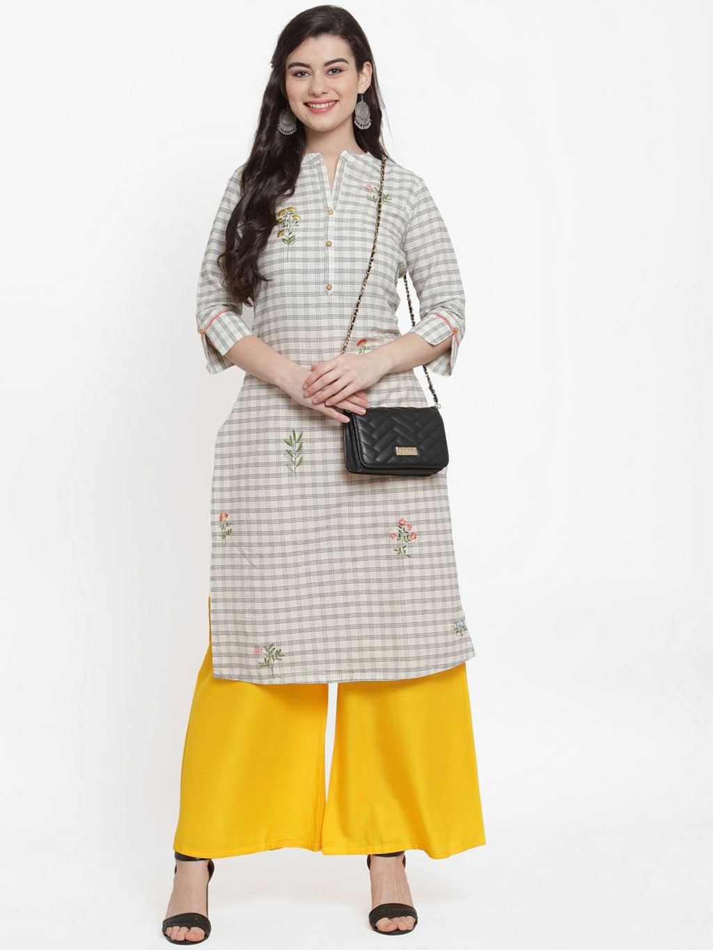 TAG 7 Women Pack of 2 Solid Wide Leg Palazzos