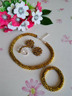Inhanns Rangshine 4-In-1 Crystal Glam Set - Handmade - Golden