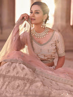 Myra Peach Embroidered Designer Lehenga Choli