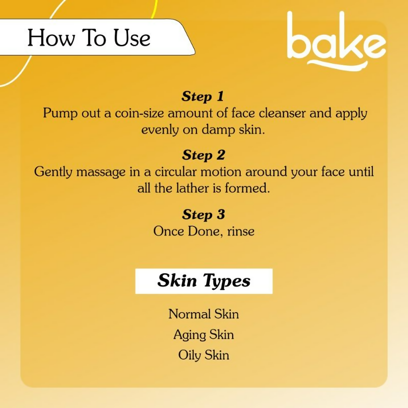 BAKE 0.05% Retinol Face Wash