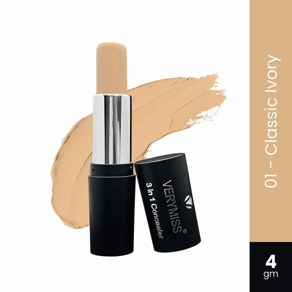VERYMISS 3 In 1 Concealer - 01 Classic Ivory