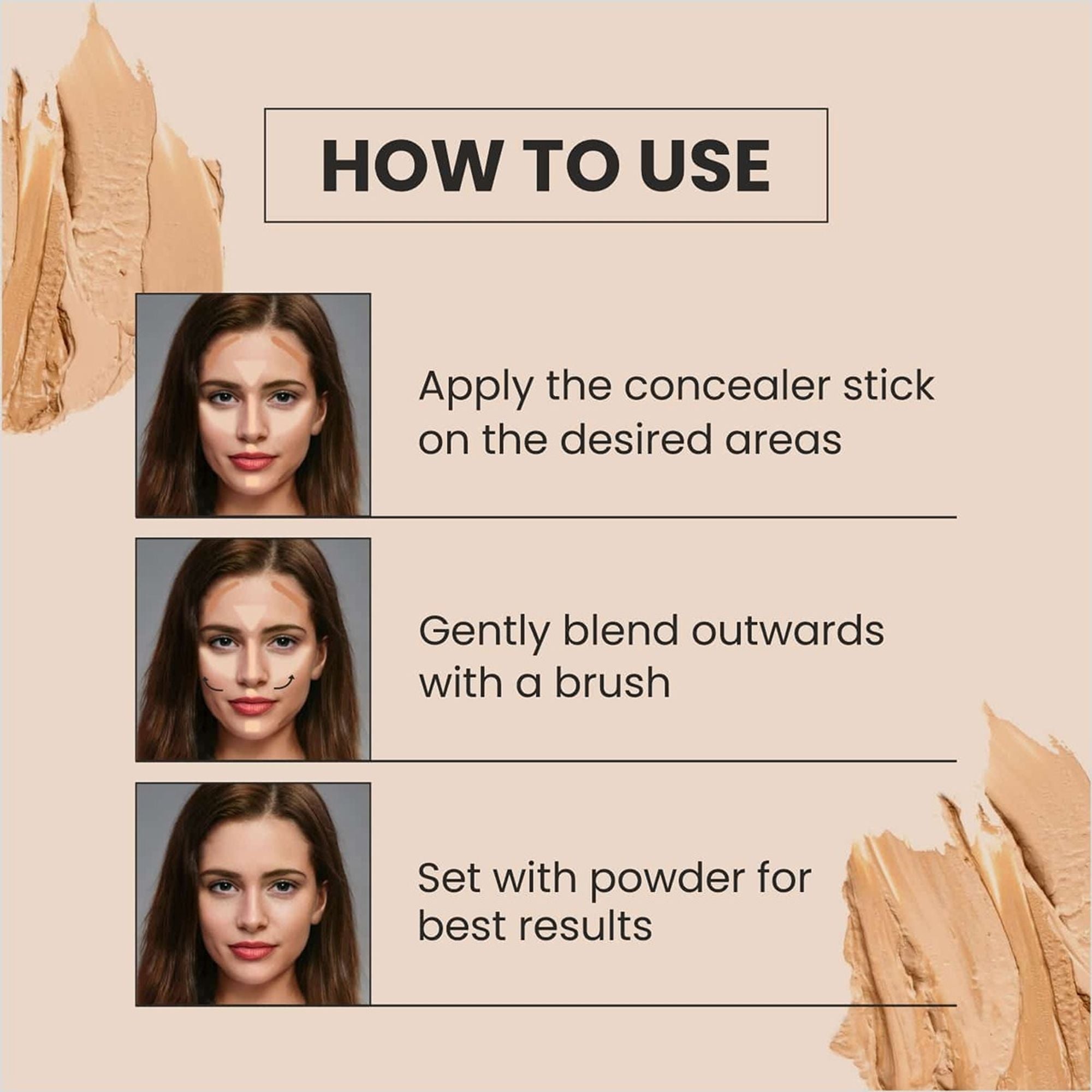 VERYMISS 3 In 1 Concealer - 01 Classic Ivory