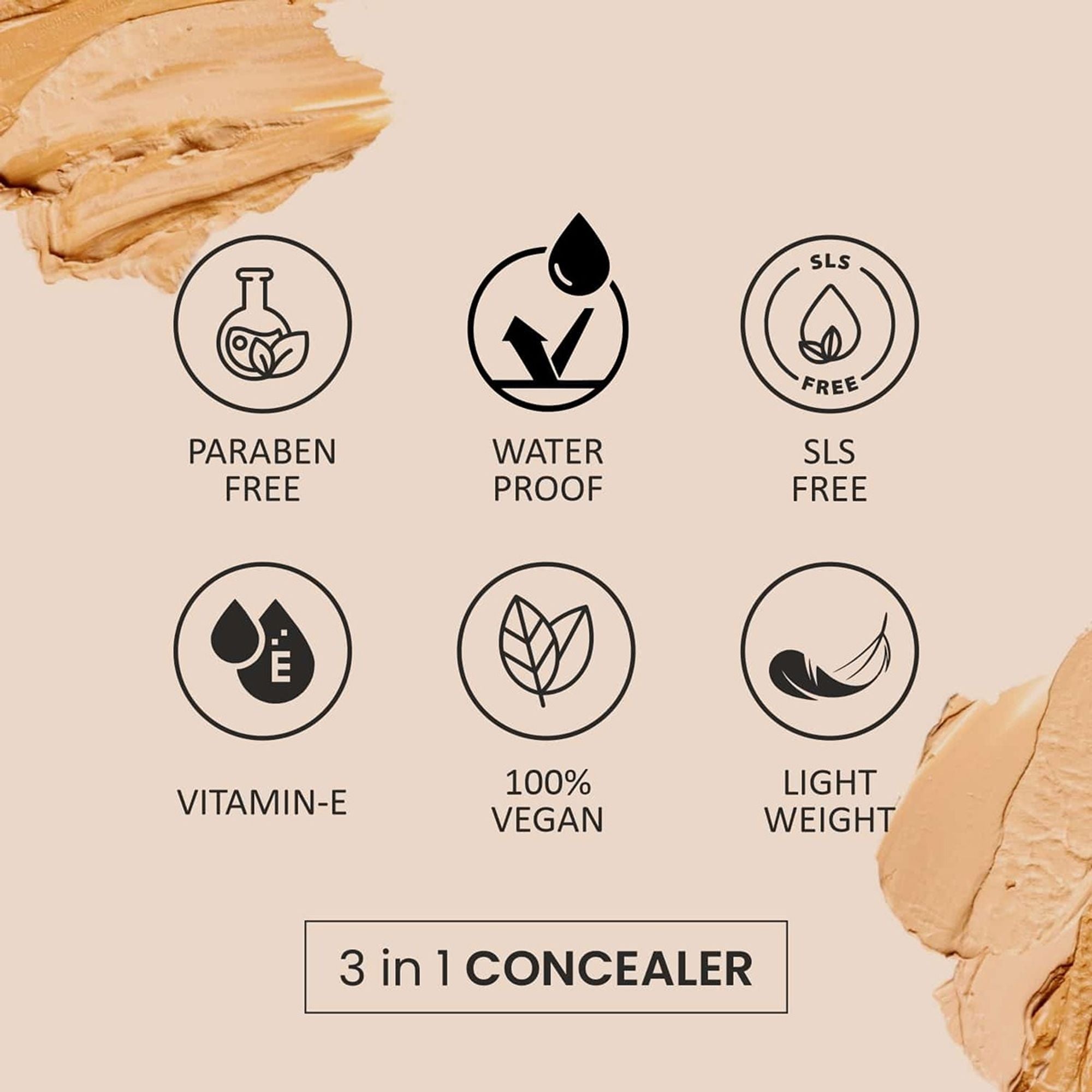 VERYMISS 3 In 1 Concealer - 01 Classic Ivory